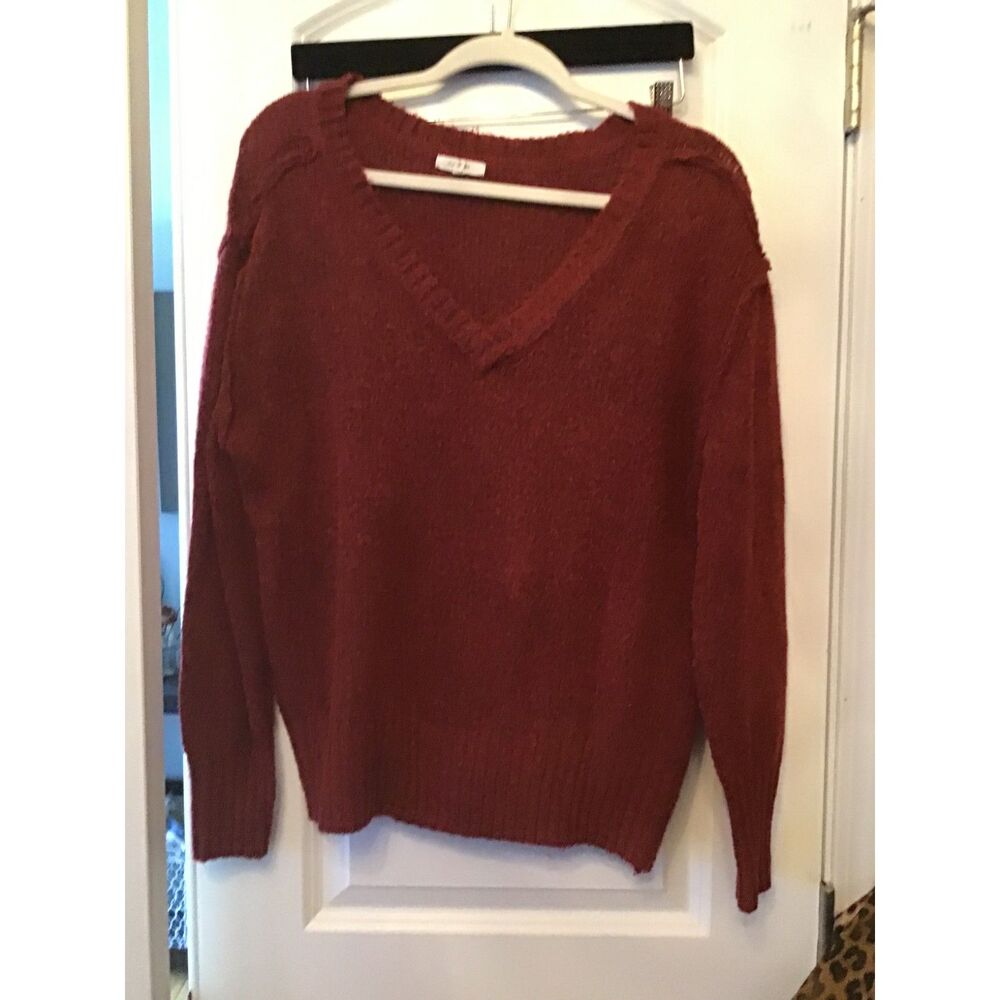 Maurice's Oversized Red Sweater Size Medium EUC